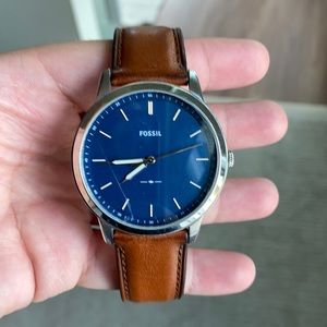 Fossil Blue Face Watch